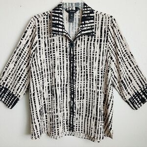 Ali Miles Abstract Blouse
